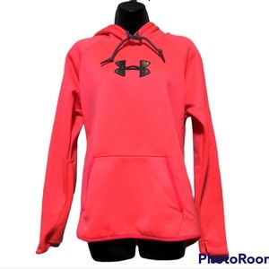 Under Armour L Neon Pink Camo Hooded Sweatshirt